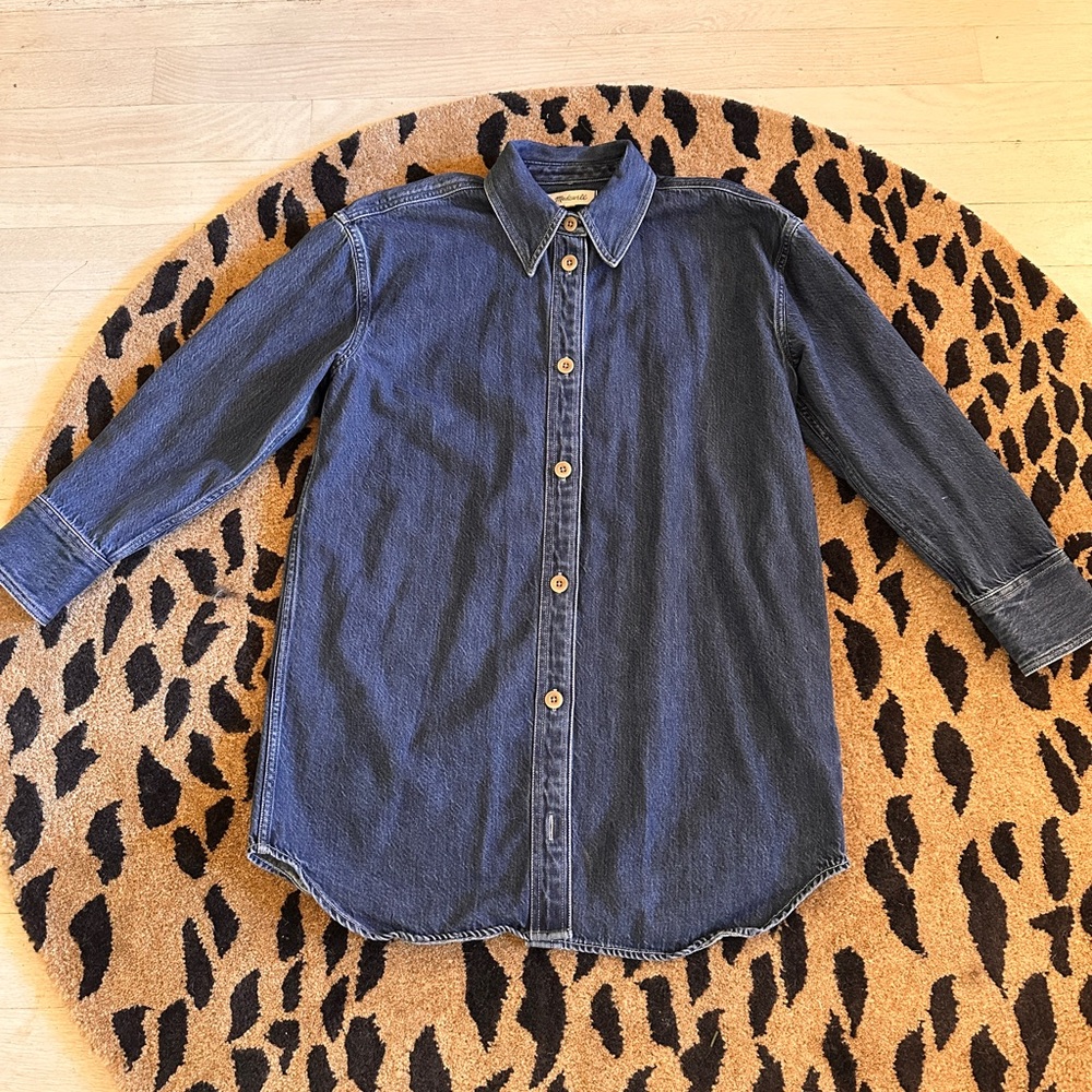Madewell denim shirt/dress